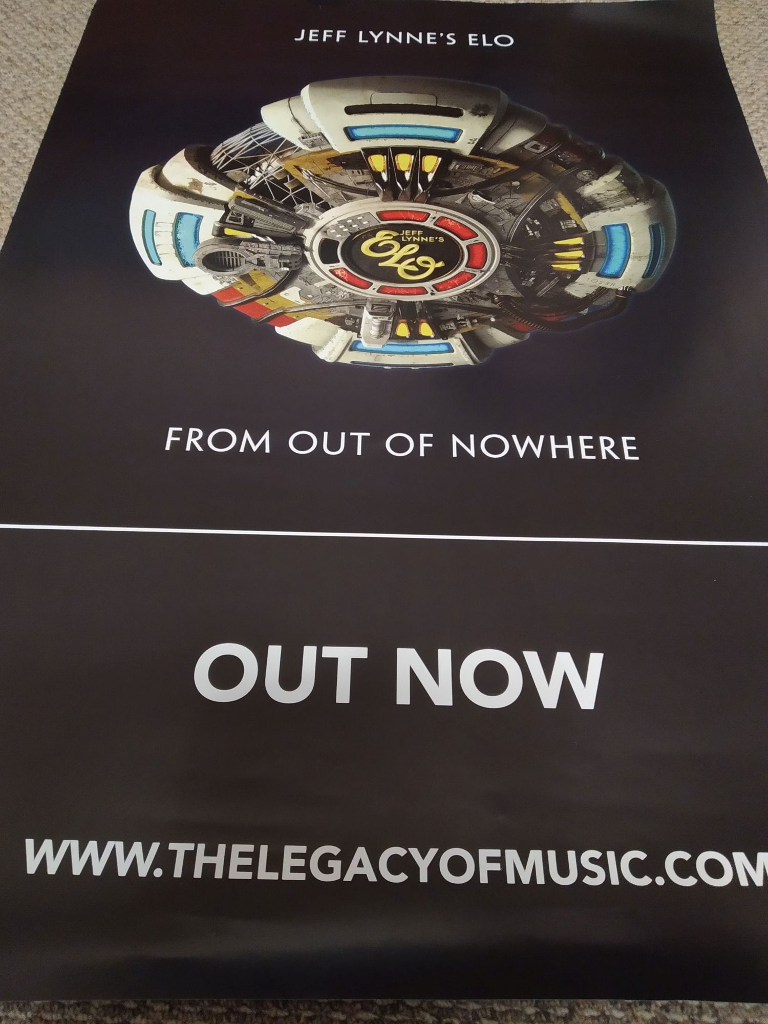 Jeff Lynne´s ELO - From Out Of Nowhere - POSTER