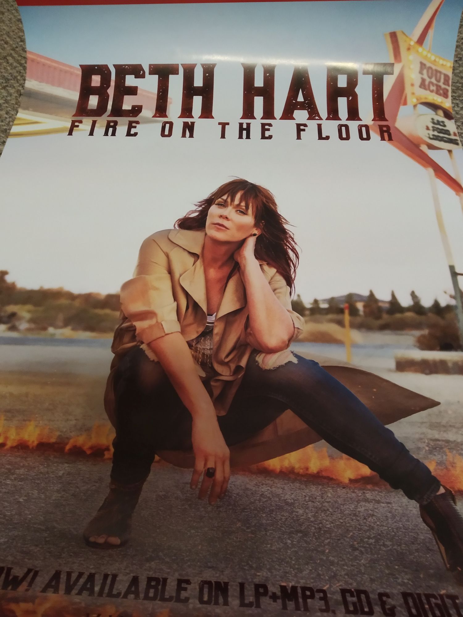 BETH HART - Fire On The Flood -POSTER