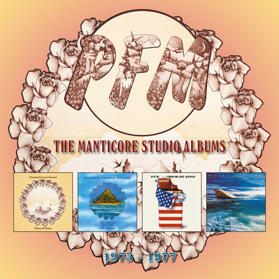 PFM - THE MANTICORE STUDIO ALBUMS 1973-1977 - 4CD PFM - THE MANTICORE STUDIO ALBUMS 1973-1977 - 4CD