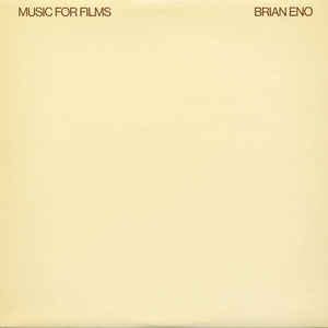 Brian Eno - Music For Films - LP bazar