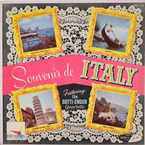 Botti-Endor Quartet - Souvenir D'Italy - LP bazar