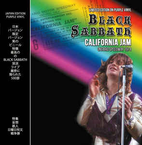 Black Sabbath - California Jam - LP Black Sabbath - California Jam - LP