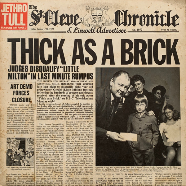 Jethro Tull - Thick As A Brick (US) - LP bazar