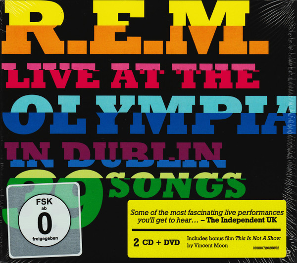 R.E.M. - Live At The Olympia In Dublin 39 Songs - 2CD+DVD