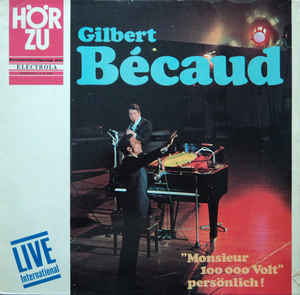 Gilbert Bécaud - Live - LP bazar