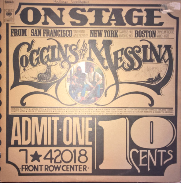 Loggins And Messina - On Stage - 2LP bazar Loggins And Messina - On Stage - 2LP bazar