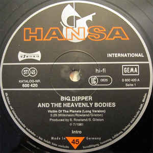 Big Dipper And The Heavenly Bodies-Victim Of The Planets-12´´baz