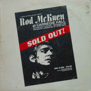 Rod McKuen - At Carnegie Hall - 2LP Rod McKuen - At Carnegie Hall - 2LP