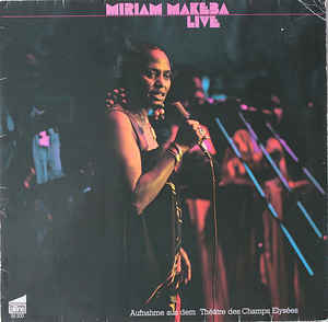 Miriam Makeba - Live - LP bazar Miriam Makeba - Live - LP bazar