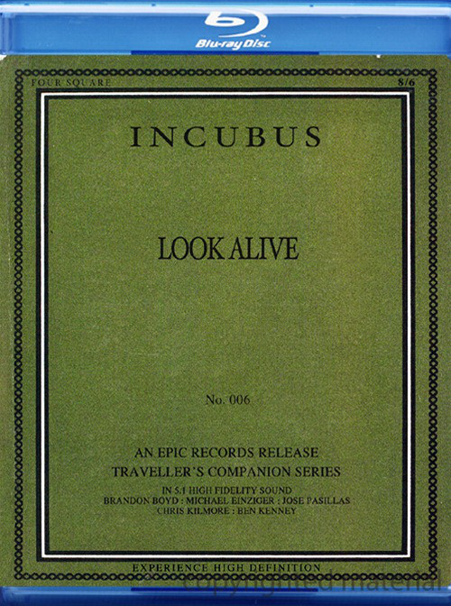 Incubus - Look Alive - Blu Ray