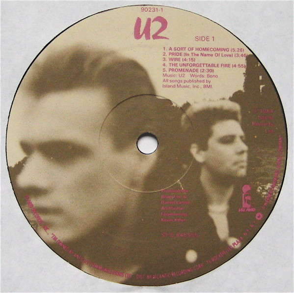 U2 - The Unforgettable Fire - LP bazar