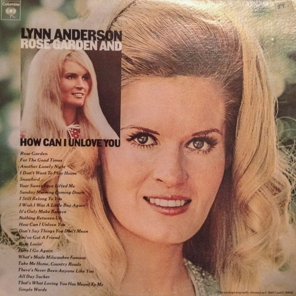 Lynn Anderson - Rose Garden And How Can I Unlove You - 2LP bazar