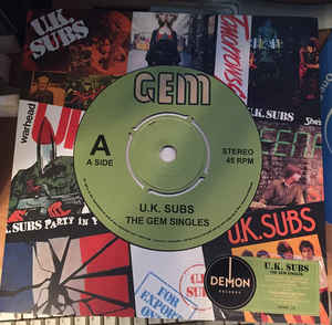 U.K. Subs - The Gem Singles - LP