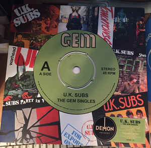 U.K. Subs - The Gem Singles - LP U.K. Subs - The Gem Singles - LP