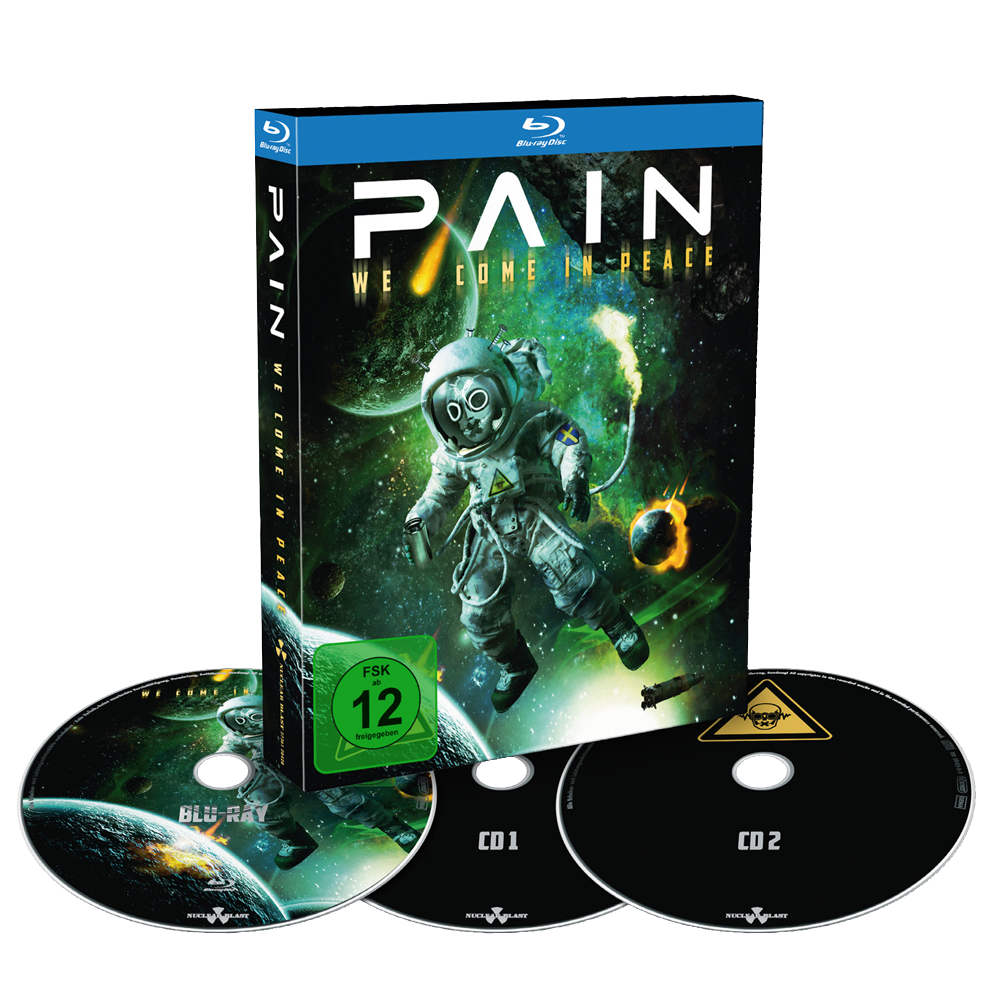 Pain - We Come in Peace - Blu Ray+2CD