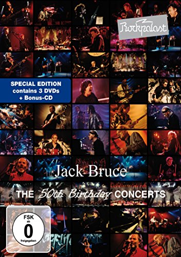 Jack Bruce - Rockpalast - The 50th Birthday Concerts - 3DVD+CD