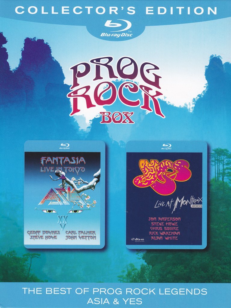 Asia/Yes - Boxset Progressive Rock - 2xBlu Ray Asia/Yes - Boxset Progressive Rock - 2xBlu Ray