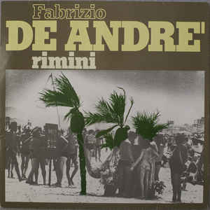 Fabrizio De Andre'* ‎– Rimini - LP bazar