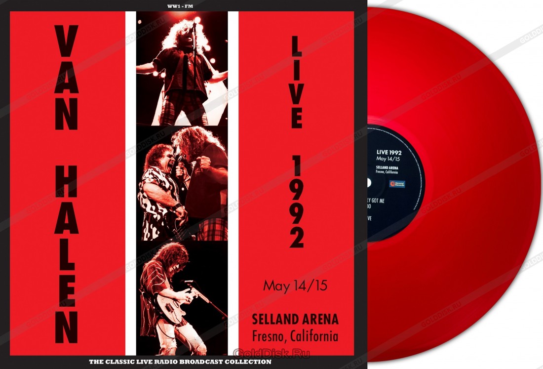 Van Halen - Live At Selland Arena Fresno 1992 - 2LP