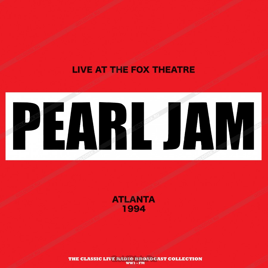 Pearl Jam - Live At The Fox Theatre 1994 - LP