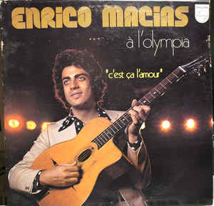Enrico Macias ‎– A L'Olympia "C'Est Ca L'Amour"(JPN)-LPbaz