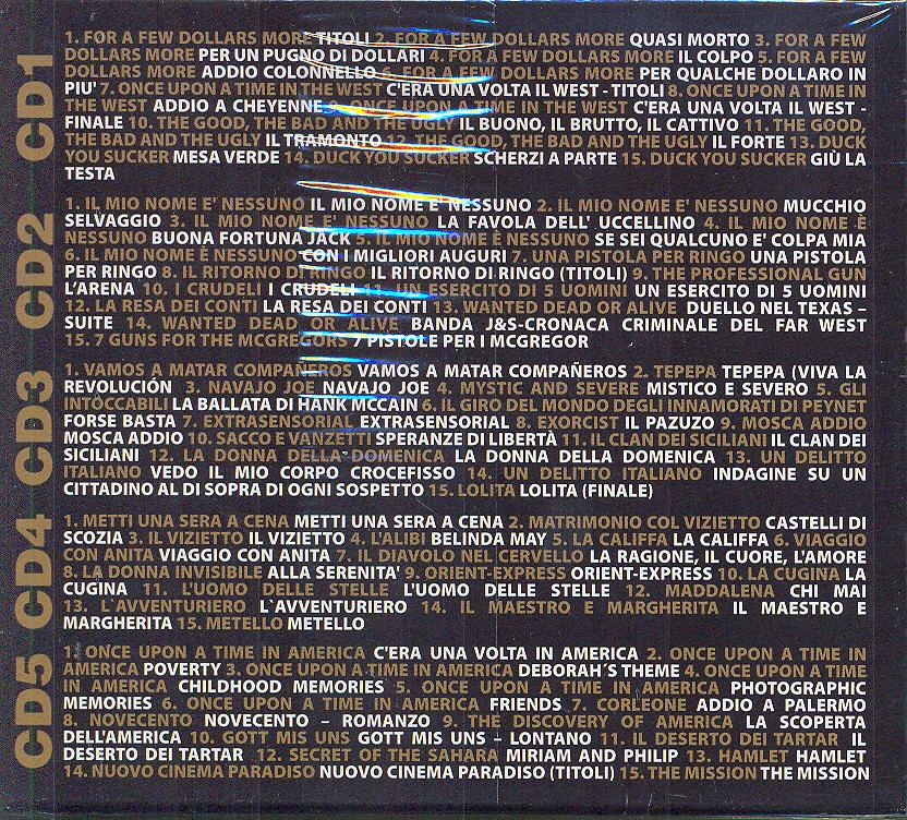 Ennio Morricone - SOUNDTRACKS - 5CD Ennio Morricone - SOUNDTRACKS - 5CD
