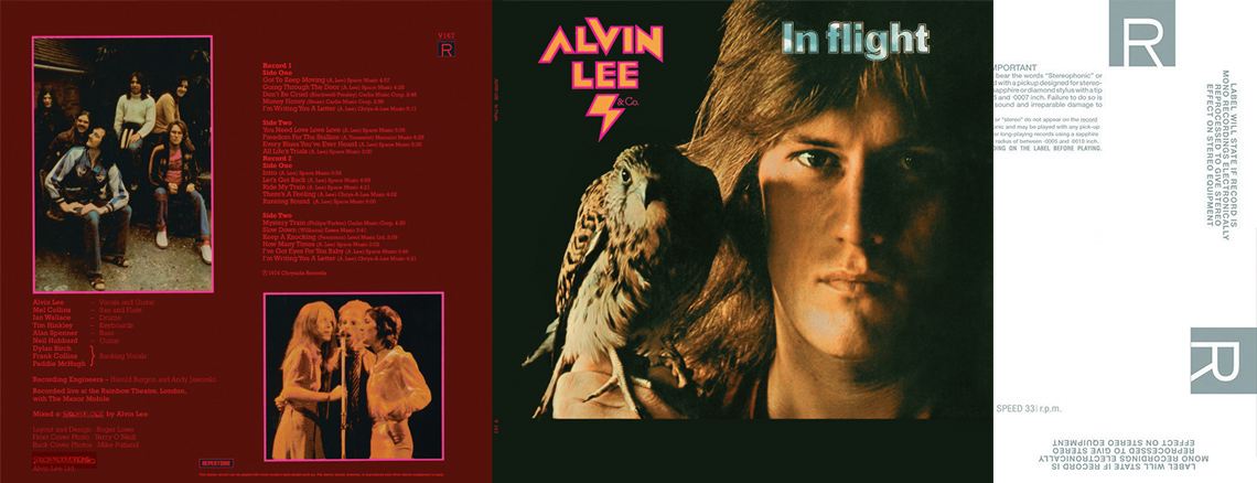 ALVIN LEE - IN FLIGHT - 2LP