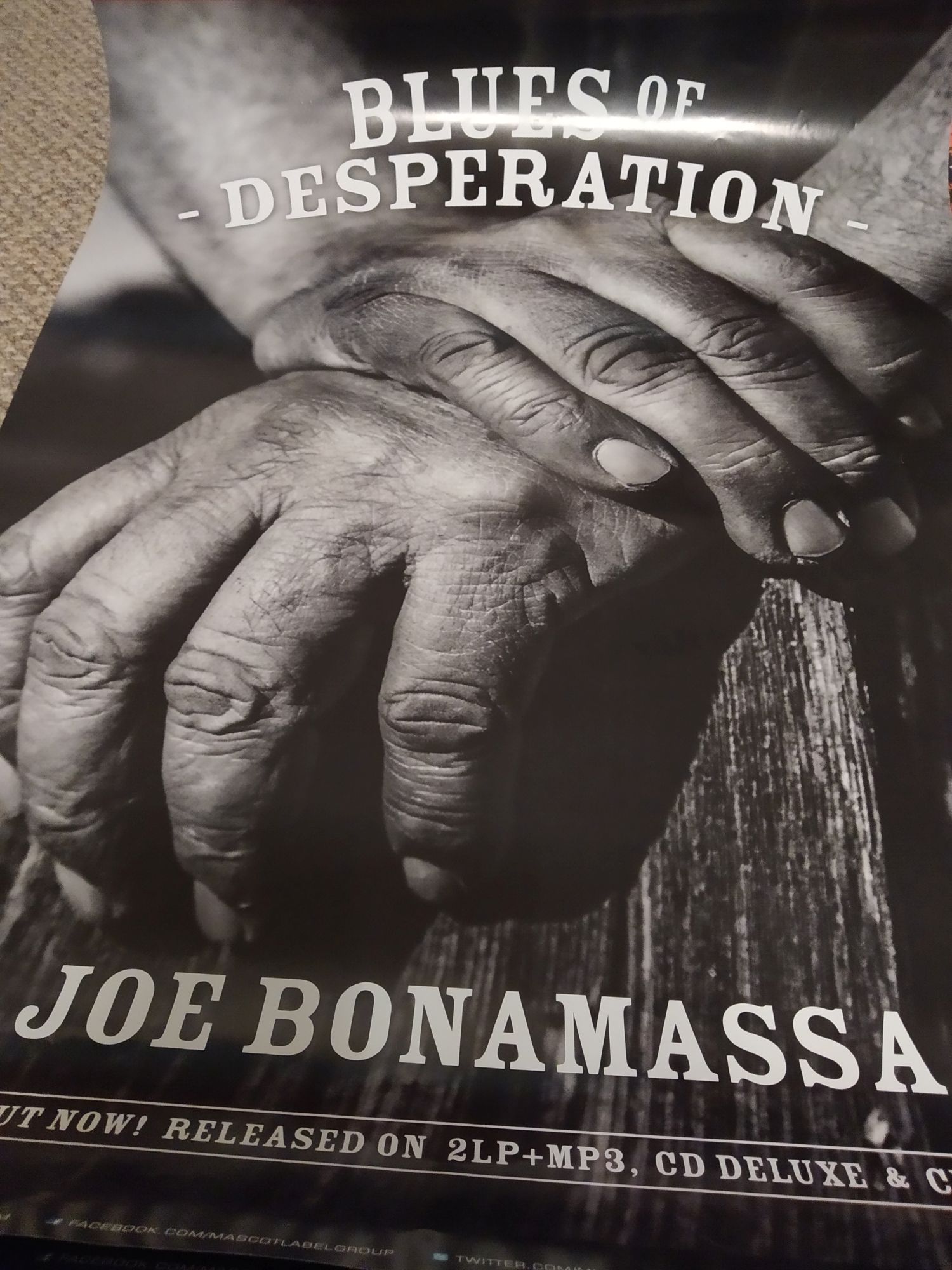 Joe Bonamassa - Blues Of Desperation - POSTER