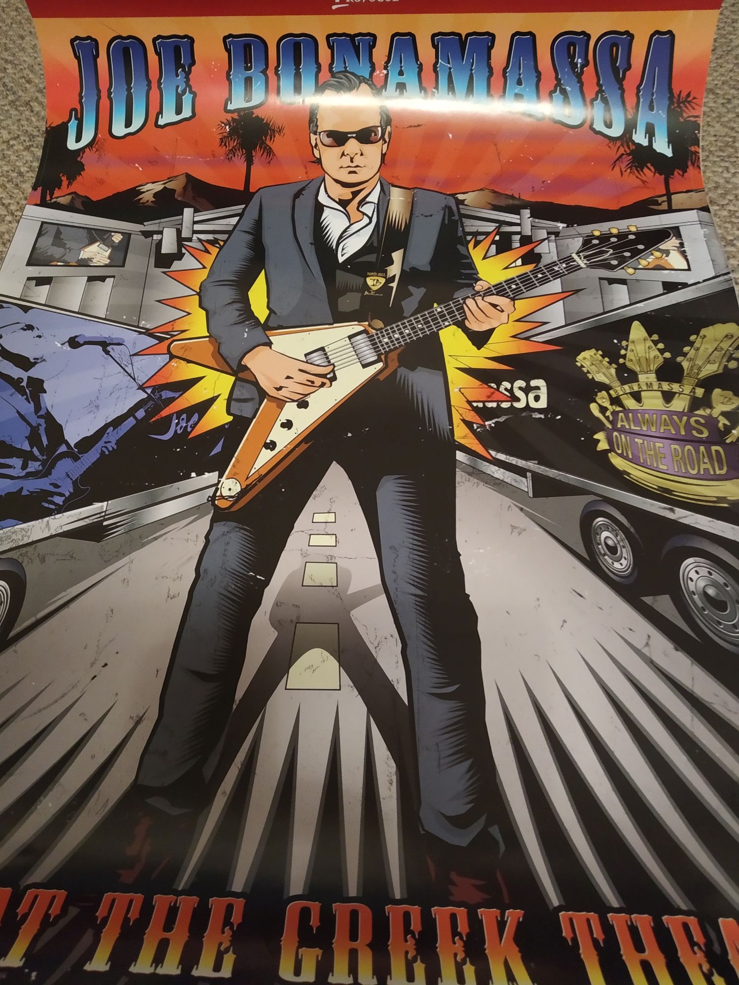 Joe Bonamassa - Live At The Greek Theatre - POSTER - Kliknutím na obrázek zavřete