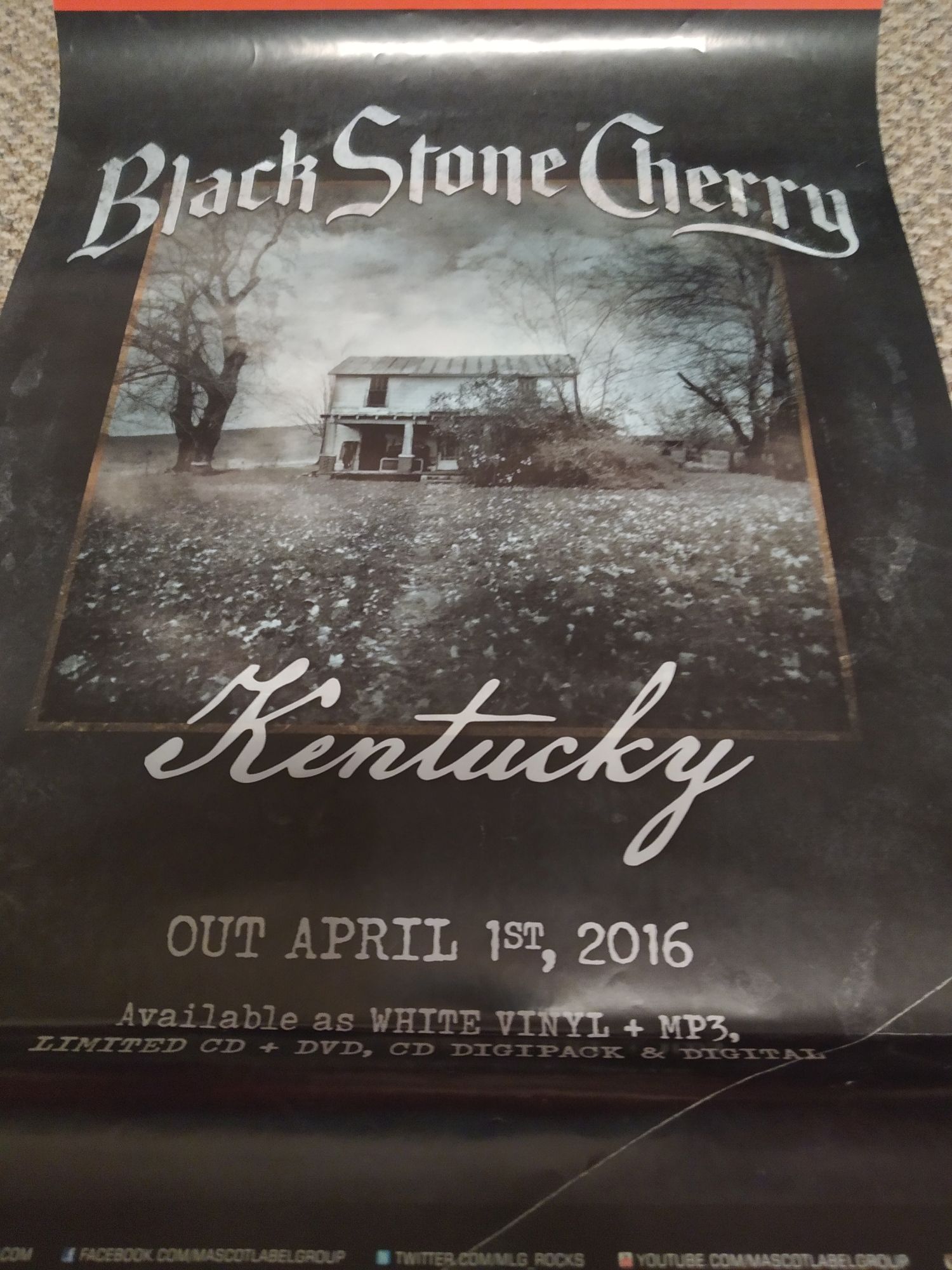 Black Stone Cherry - Kentucky - POSTER - Kliknutím na obrázek zavřete