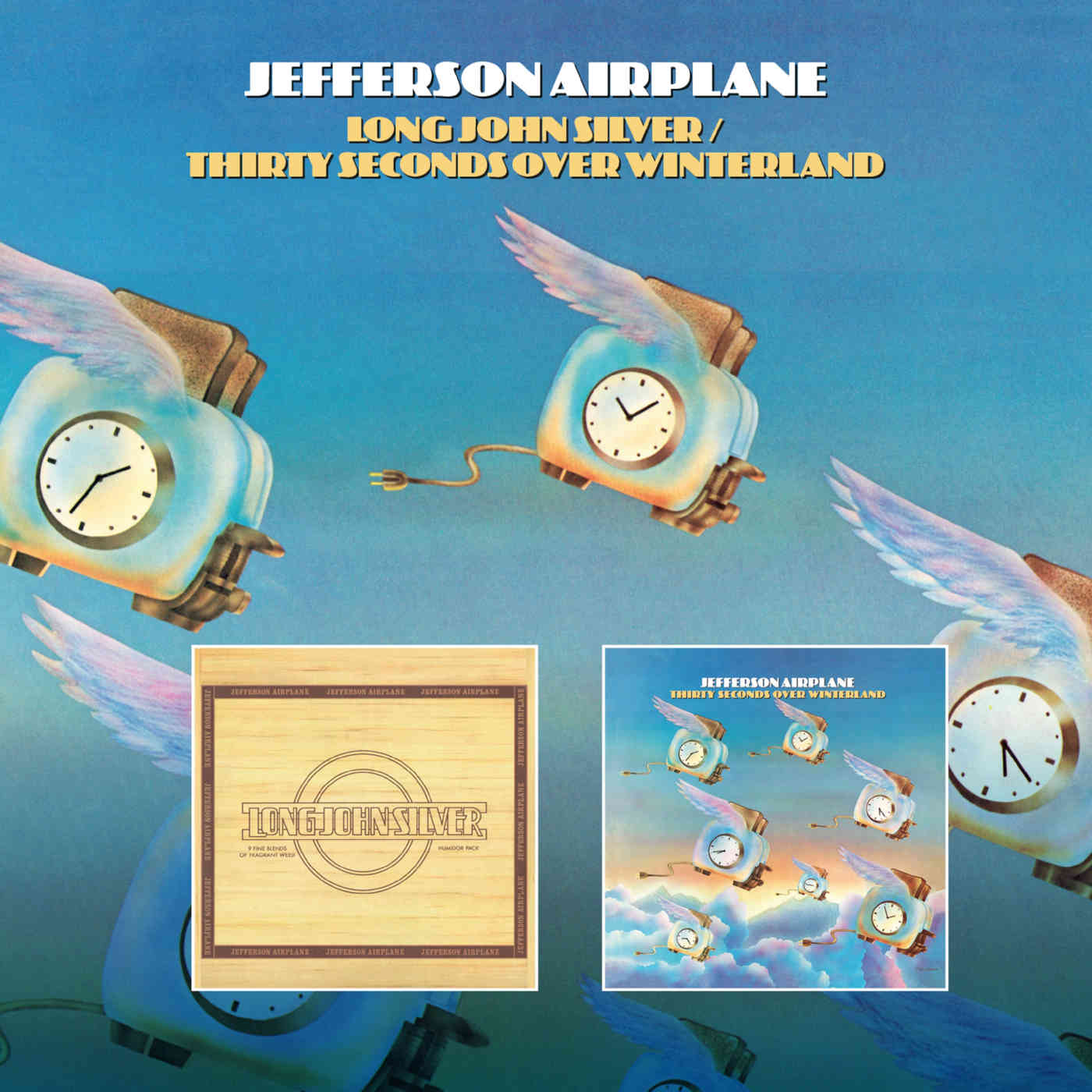 Jefferson Airplane -Long John Silver / Thirty Seconds Over - 2CD - Kliknutím na obrázek zavřete