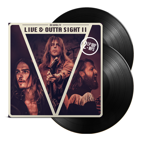 Dewolff -Live & Outta Sight.. - 2LP - Kliknutím na obrázek zavřete