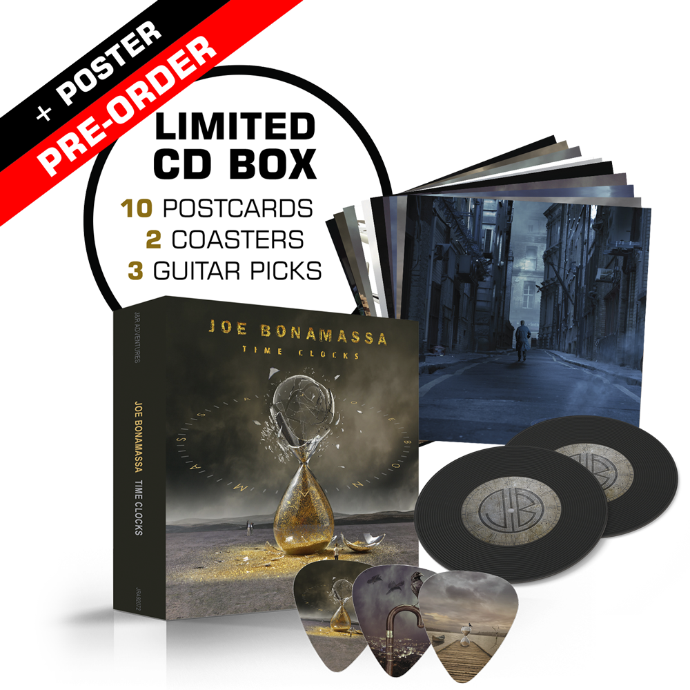 JOE BONAMASSA - TIME CLOCKS (limited CD BOX) - CD - Kliknutím na obrázek zavřete