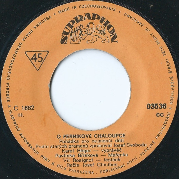 Karel Höger - O Červené Karkulce / O Perníkové - SP bazar