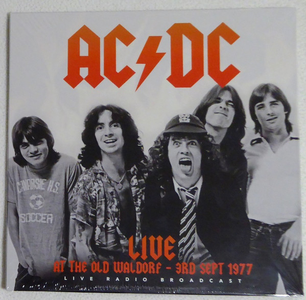 AC/DC - Live At The Old Waldorf - 3rd Sept 1977 - LP