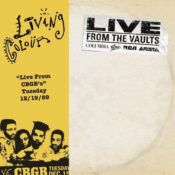 Living Colour - "Live From CBGB's" Tuesday 12/19/89(RSD2018)-2LP