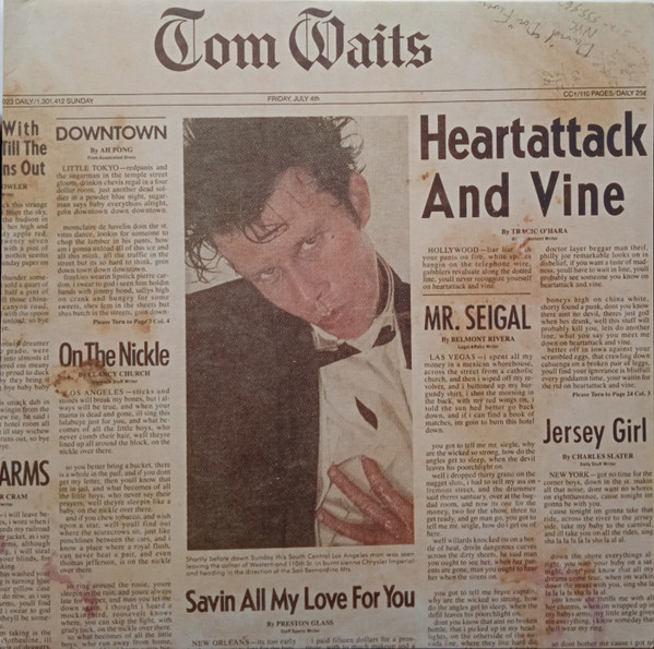 Tom Waits - Heartattack And Vine - LP