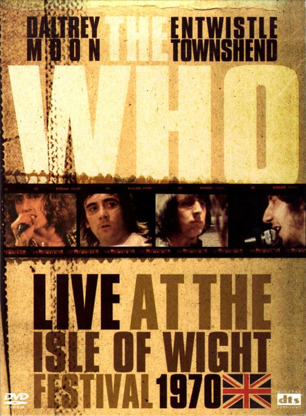 The Who - Live At The Isle Of Wight Festival 1970 - DVD - Kliknutím na obrázek zavřete