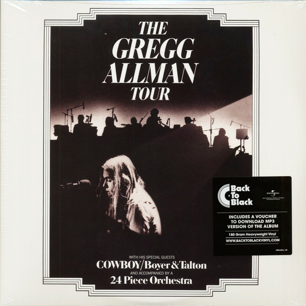 Gregg Allman With Cowboy/Boyer&Talton - The Gregg AllmanTour-2LP - Kliknutím na obrázek zavřete