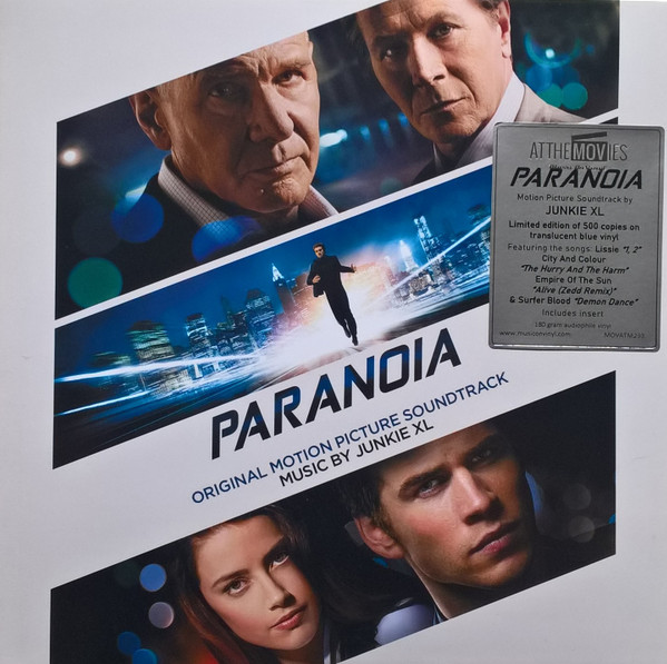 Junkie XL - Paranoia (Original Motion Picture Soundtrack) - LP - Kliknutím na obrázek zavřete