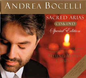 ANDREA BOCELLI - Sacred Arias - CD+DVD - Kliknutím na obrázek zavřete