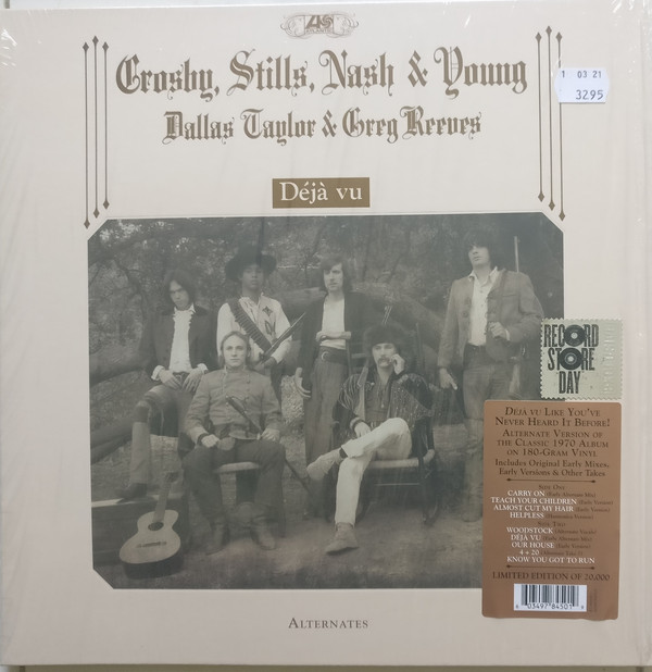 Crosby,Stills,Nash&Young - Déja Vu (Alternates) (RSD 2021) - LP - Kliknutím na obrázek zavřete