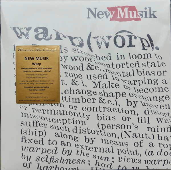 New Musik - Warp - 2LP