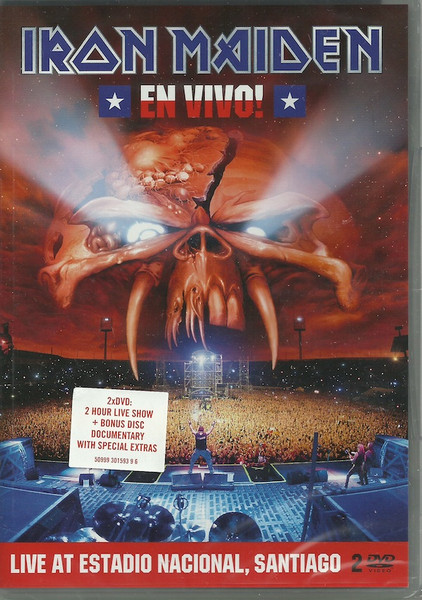 Iron Maiden - En Vivo! (Live At Estadio Nacional) - 2DVD bazar - Kliknutím na obrázek zavřete