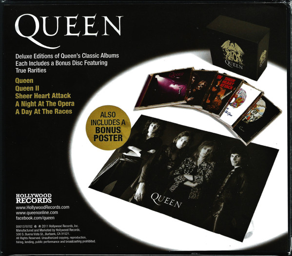 Queen - Queen 40 - 10CD BOX SET+POSTER - Kliknutím na obrázek zavřete