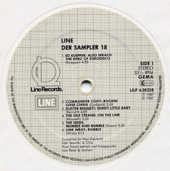 Various - Line - Der Sampler 18 - LP bazar - Kliknutím na obrázek zavřete
