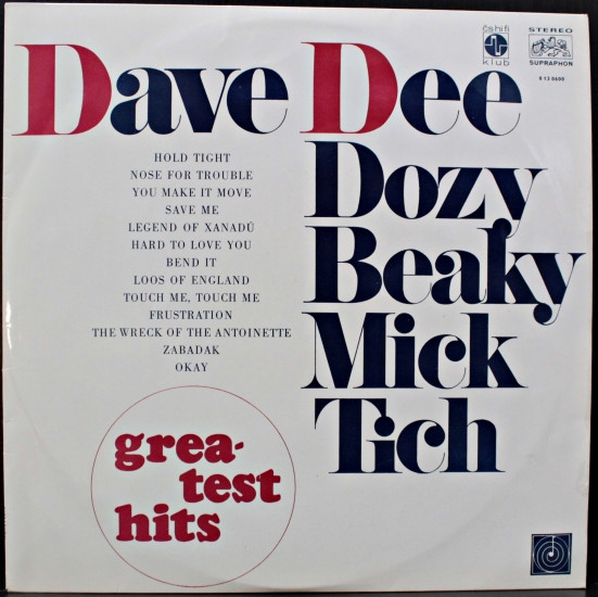 Dave Dee, Dozy, Beaky, Mick & Tich - Greatest Hits - LP bazar