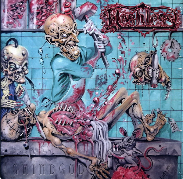 Fleshless - Grindgod - LP - Kliknutím na obrázek zavřete
