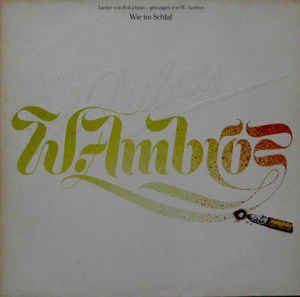 W. Ambros - Wie Im Schlaf - LP bazar