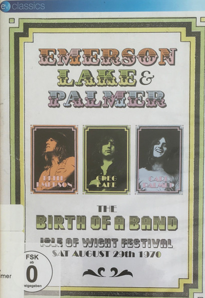 Emerson,Lake&Palmer - Birth Of A Band-Isle Of Wight 1970 - DVD - Kliknutím na obrázek zavřete